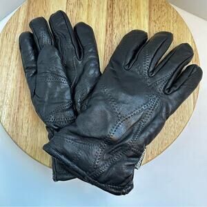 Thinsulate Men’s Leather Lines Winter Gloves